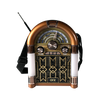 RETRO-1939 QFX Retro JukeBox AM/FM/SW Radio