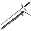 SF2602BK Templer Sword 23.5 With Black Scabbard