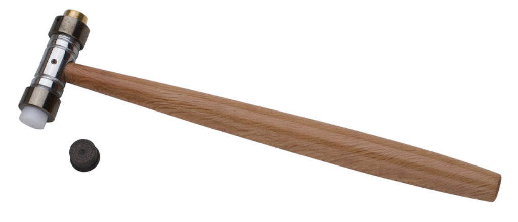 HAM-370.05 Hammer with Brass, Nylon & Fiber Head