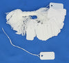 TA763PWH White Plastic String Tag 1/2" x 1