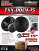 TXX-BDC4-15 AP 15 inch Quad Stack Woofer