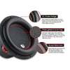 TXX-BDD2-12 Audiopipe Dealer Only 12 inch Double Stack Woofer