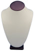 ND-1892-L30 Necklace Display Bust 11in Beige and Steel Brown Trim