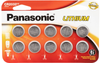 CR2032PA/10BW Panasonic Lithium Battery 10-PK