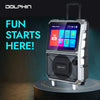 KB-85R Dolphin Portable Rechargeable Karaoke Machine 14.1" Touchscreen Monitor