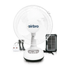 FSA-12 Airbro Solar Rechargeable 12in Fan with Additional Lights