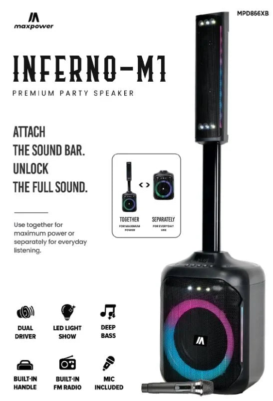 MPD866XB Maxpower Inferno-M1 Line Array System