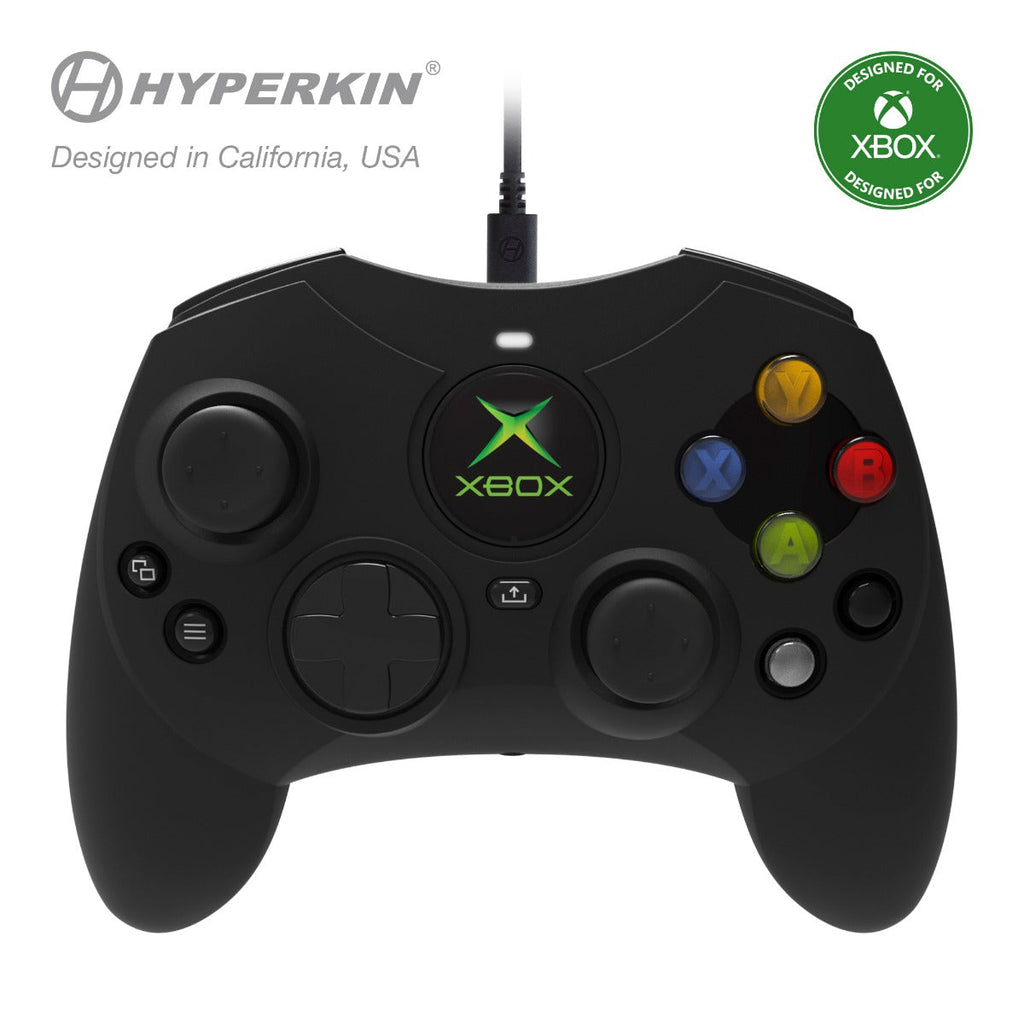 M01618-BK Hyperkin  DuchesS Black Wired Xbox Controller