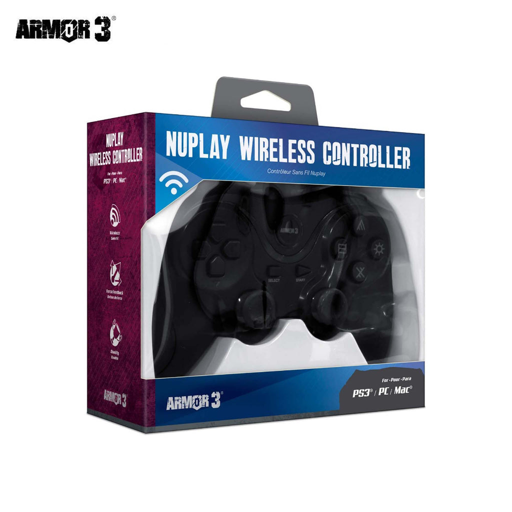 M07401-BK NuPlay Wireless Controller for PS3 Black