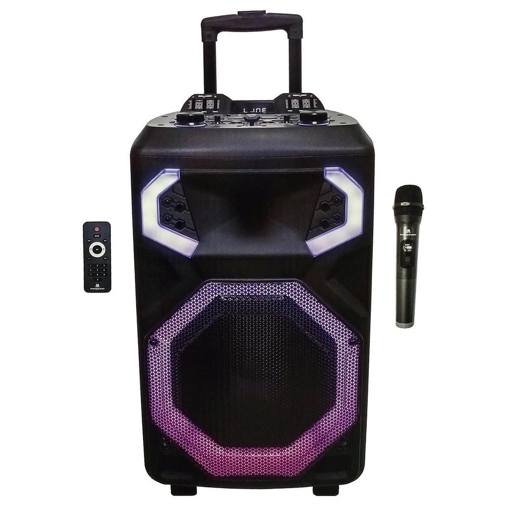 MPD1530XB Maxpower 15 Trolley BT Speaker W/L Mic