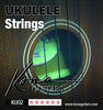 Kona KU02 Ukulele Strings - Black Nylon