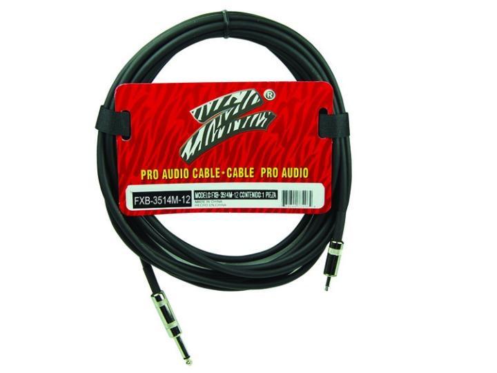 Zebra PRO AUDIO CABLE 12ft 3.5mm to.25in