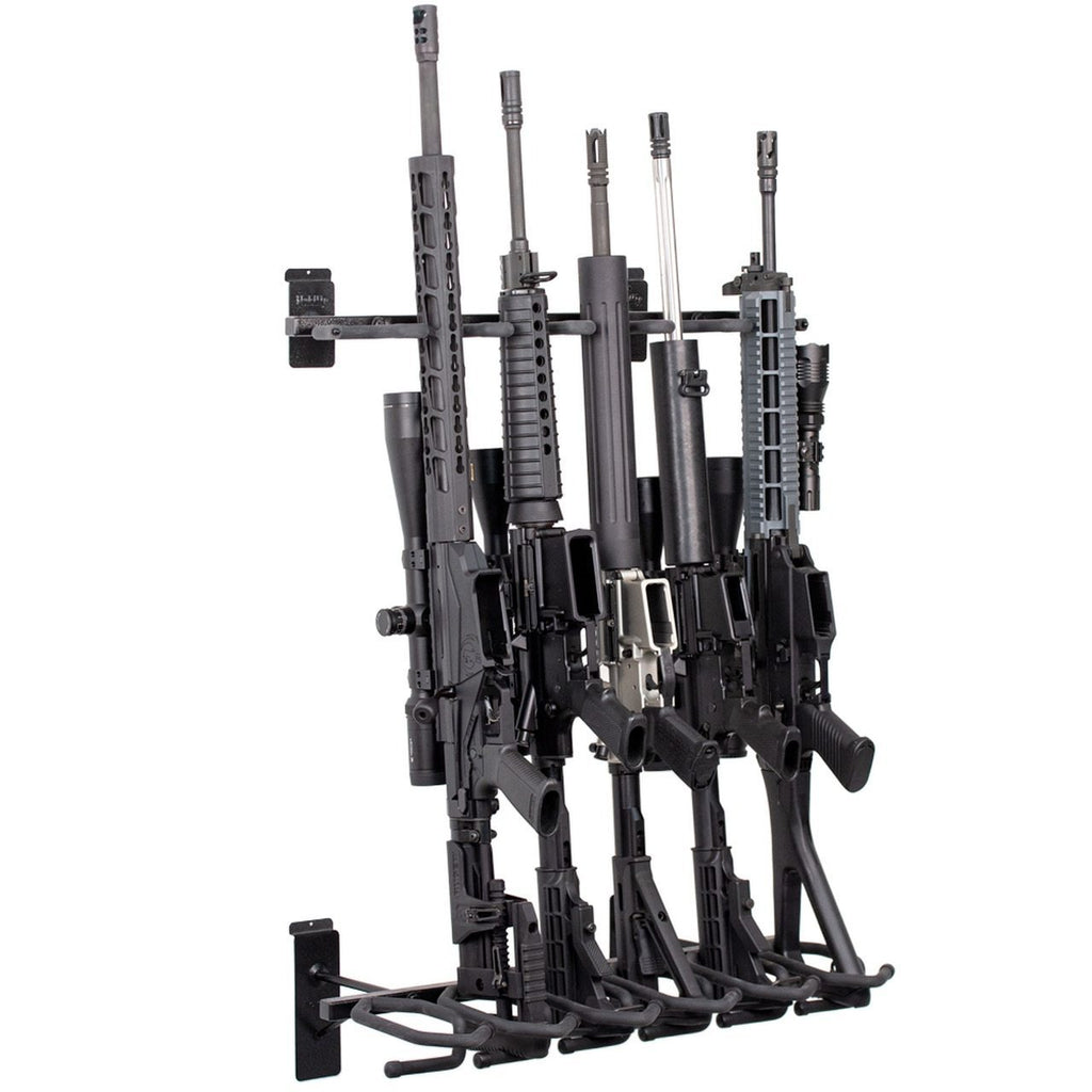 SW-HD53C  Vertical 6-Gun Slat Wall Mount Display Stand