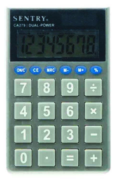 Sentry Jumbo Key Pocket Calculator