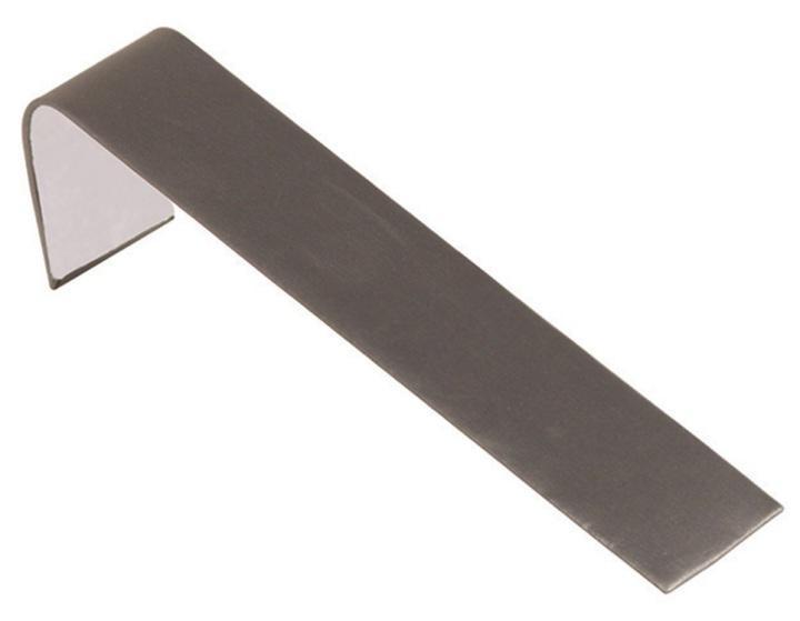 M&M BD-1239R-SG Faux Leather Bracelet Display Ramp - Steel Gray