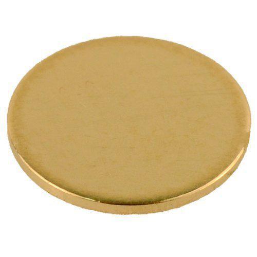 18KPLUMB 18k Yellow Gold Plumb Calibration Disc 18GA (1.02MM) 4.76MM