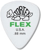 Dunlop Tortex Flex Standard .88mm Green Guitar Pick - 12 Pack