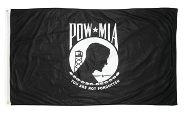 Flag POW MIA Polyester Flag 3x5