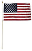 Flag USA 12 x 18 inch Flag on a 30 inch