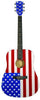 Main Street Dreadnought Acoustic Guitar American Flag