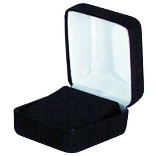 M&M MFE01B Velour Earring Box- Black 12 per Box