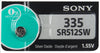 S-335 Sony Watch Battery #335 Tear Strip