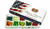 USA FLAG Jelly Belly 10 Flavor Jelly Bean Patriotic 4.25 oz Gift Box FRESH NR