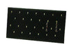 M&M 68CL-BK Faux Leather 26 Hook Pendant Clip Display - Black