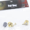 A024MTL-B Fat Boy Gold Strap End Pin - 2 Pieces