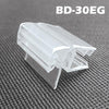 BD-30EG Sign Holder-Edge of 1/4 inch Glass or Thin Shelves of Any Material