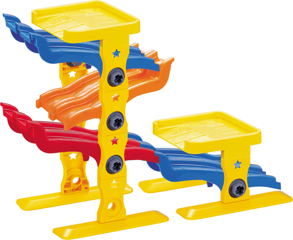 BH16225 My First Stem Toy 4-Level Toy Car Ramp Race Track