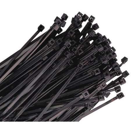 CABLE-8B 8 inch Cable Z-Tie Black 100 Pcs Bag