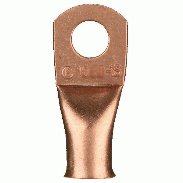 CUR1012 Metra Uninsulated Ring Terminal 1/0 Ga 5 pack