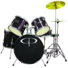 GP100B GP Percussion "Player" 5 Piece Full Size Drum Set