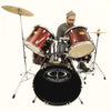 GP100WR GP Percussion "Player" 5 Piece Full Size Drum Set