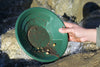 GP1012G10 10 inch Dual Riffles Green Plastic Gold Pan