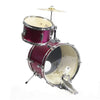 GP50MPK GP Percussion 3 Piece Junior Drum Set (Metallic Pink)