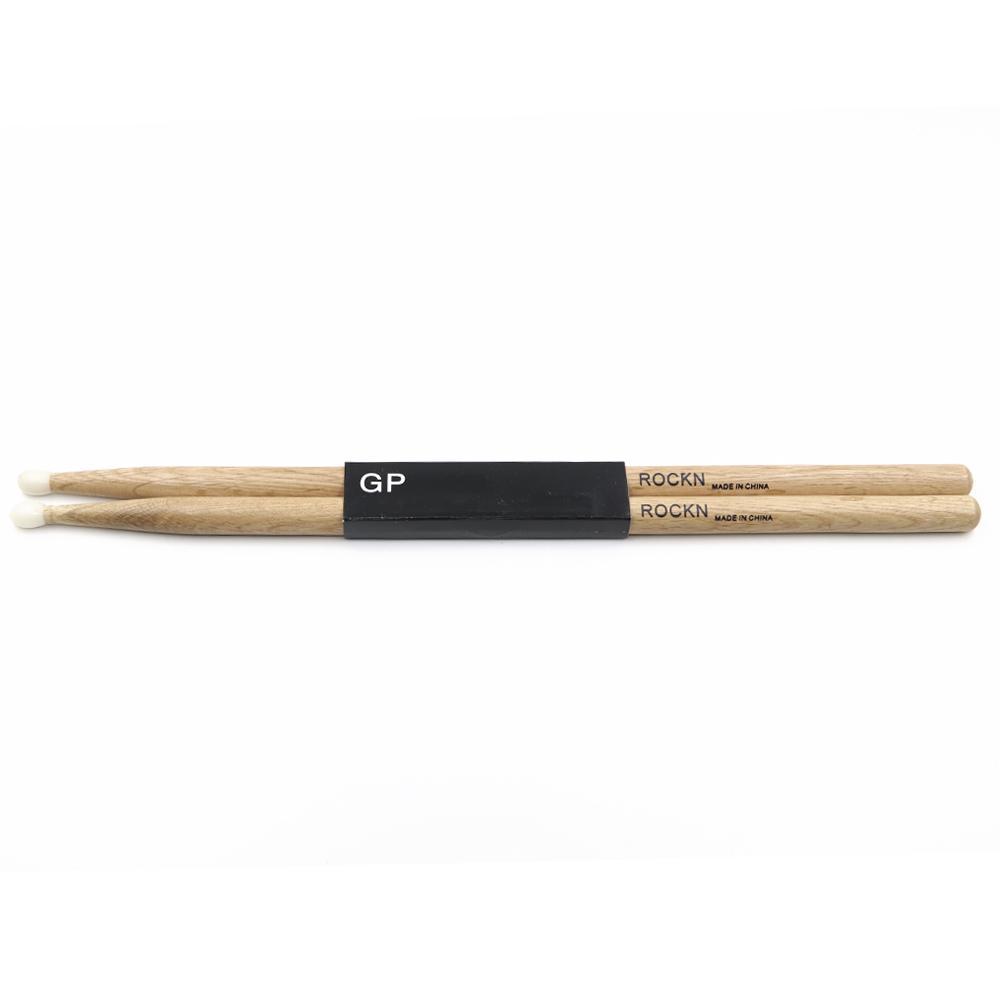 GPDSROCKN GP Percussion Oak Drumsticks Rock w/Nylon Tip