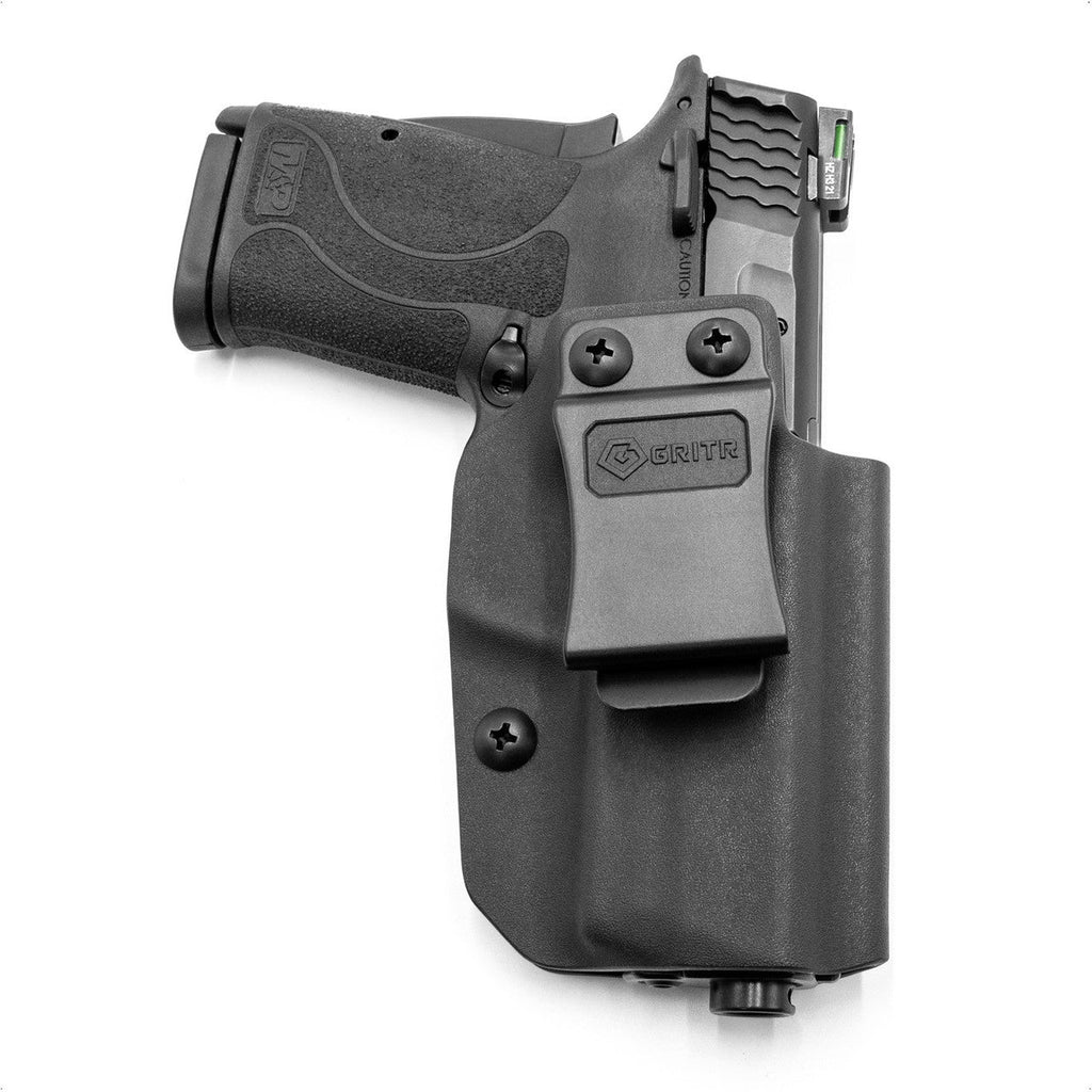 GRIT-IWB-SW-SHLDEZ9-R GRITR Right Handed Inside Waist Band Kydex Holster Compatible with Smith & Wesson SHIELD EZ 9/380 - RIGHT HANDED
