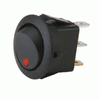 IBRRSR Round Rocker Switch 20 amp Red LED 5 Pack