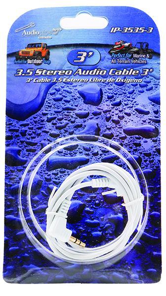 IP3535-3 Audiopipe 3.5mm to 3.5mm 3ft Cable