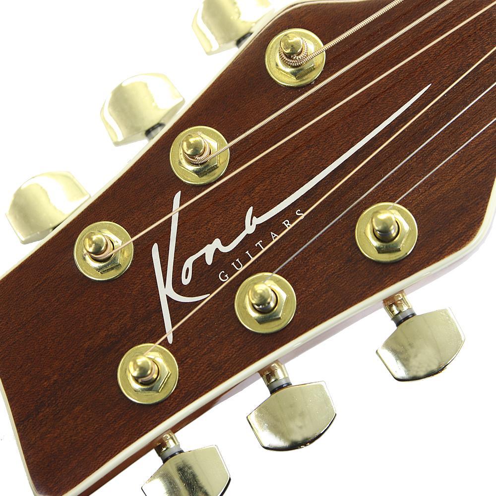 K2LN Kona K2 Series Thin Acoustic Electric Guitar Left-Handed - Natura –  productsourceguys