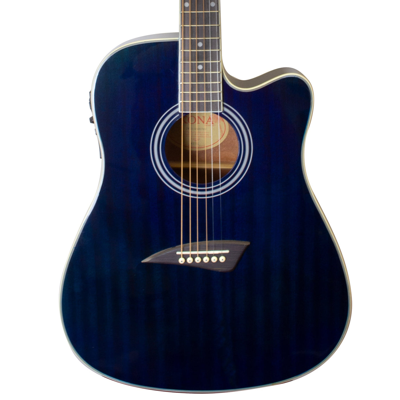 K2TBL Kona K2 Series Thin Body Acoustic Electric Guitar - Transparent –  productsourceguys