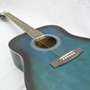 K41BL Kona Dreadnought Acoustic Guitar - Emerald Burst