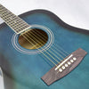 K41BL Kona Dreadnought Acoustic Guitar - Emerald Burst