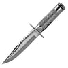 SG-KC8219SL 8.5 inch Hunting Survival Knife with Sheath - SIlver