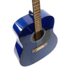 MA241TBL Main Street Dreadnought Acoustic Guitar in Transparent Blue