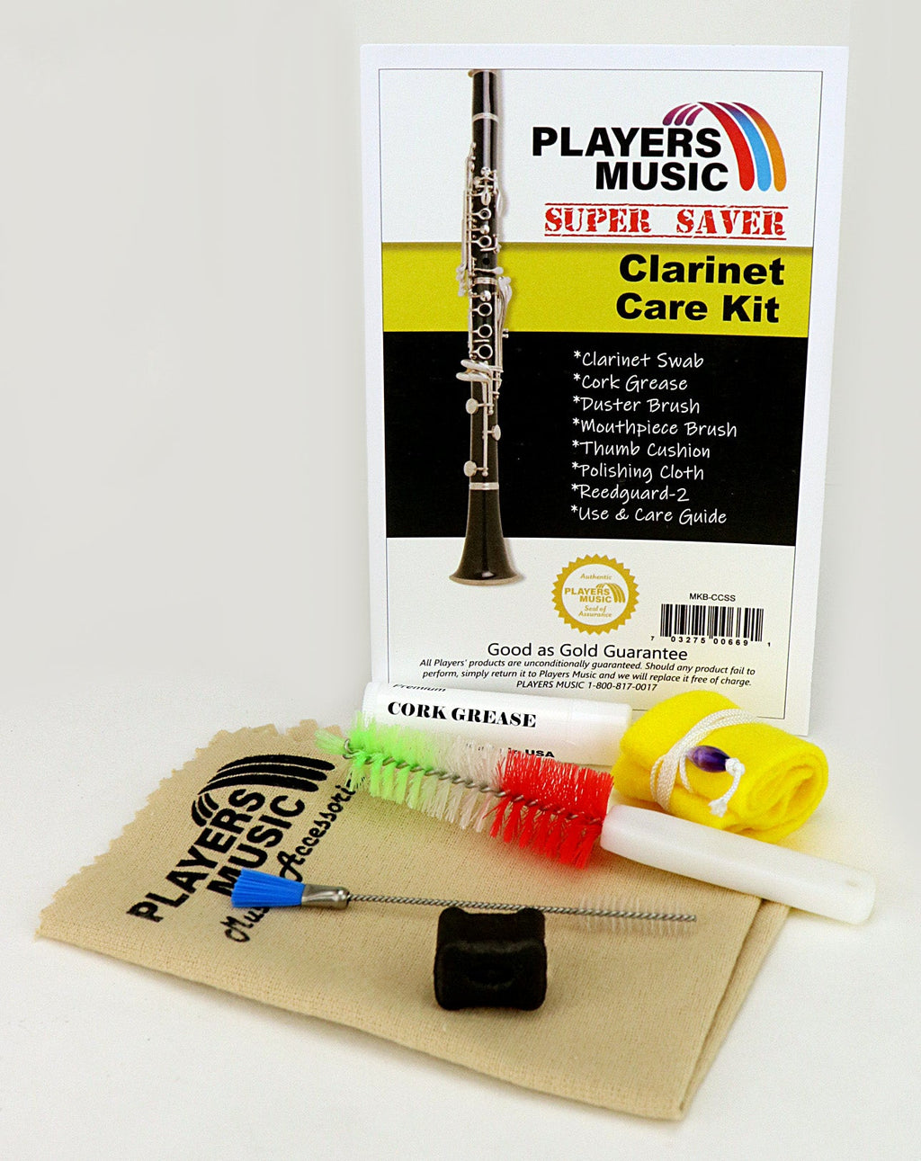 MKB-CCSS Players Music Players Super Saver Care Kit For Clarinets