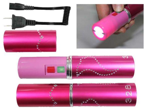 OTH328PK Lipstick Style Stun Gun Light- Pink