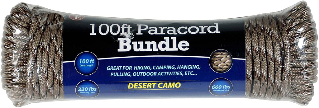 PC102CM55 100 Ft 7 Strand Paracord Desert Camo